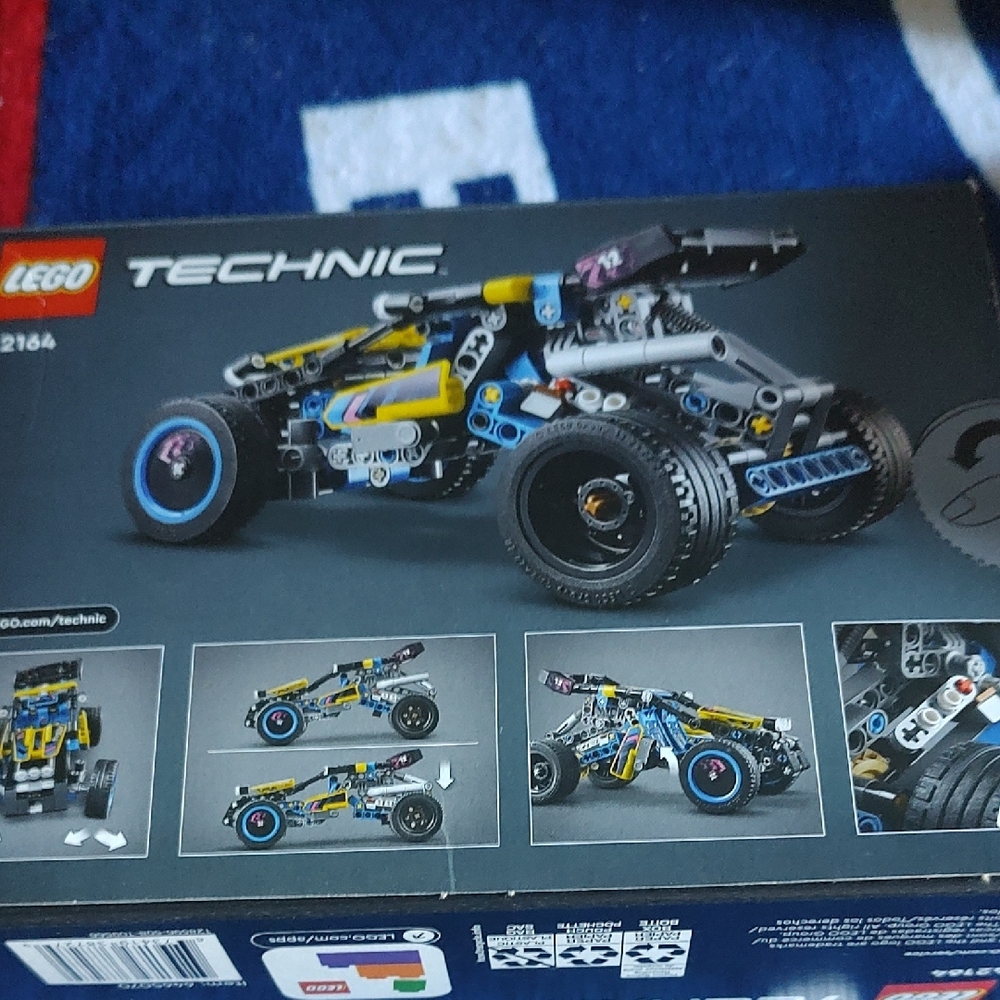 LEGO Technic Off-Road Racer - Blue, Black, and Yellow - Picture 3 of 7